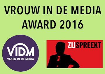 Vrouw in de Media Award 2016